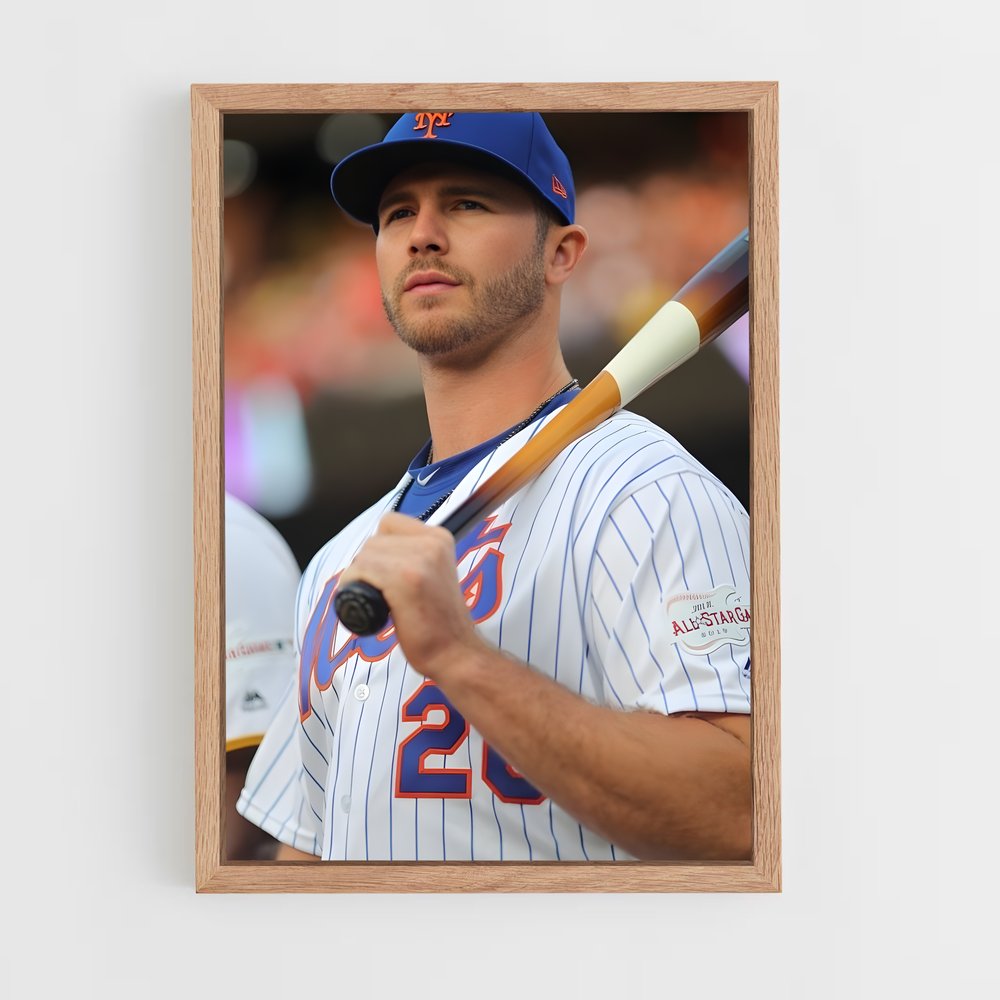 Poster Pete alonso batte – affiche Baseball (vue 4)